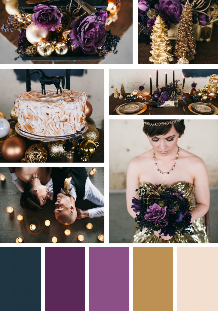 Choosing your Christmas Wedding Color Palette