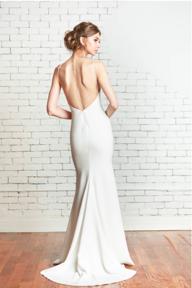 evan gown in light blue