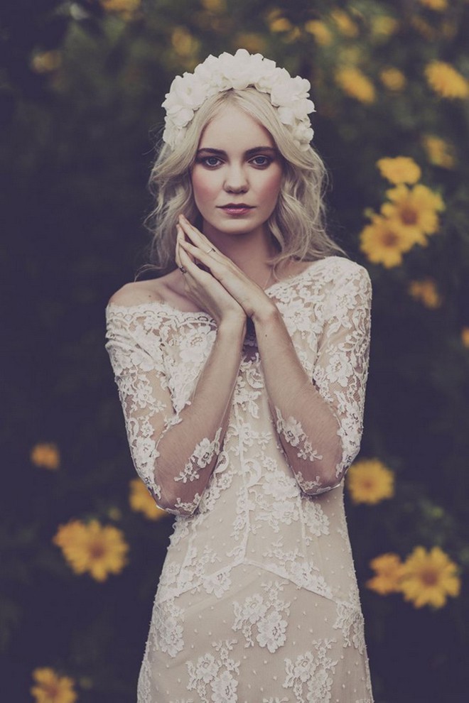 Lace Boho Wedding Dress Lace Boho Wedding Dress