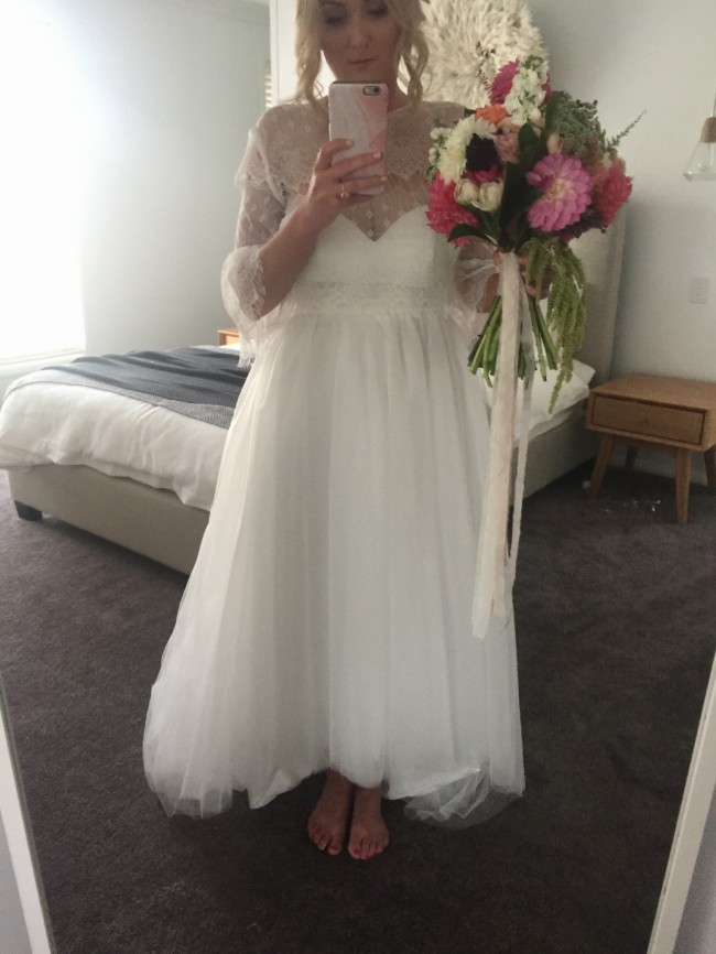 Babushka Ballerina Amelia Skirt Wedding Dress on Sale 45% Off