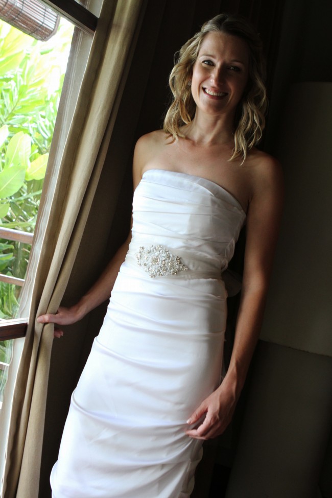 Lisa Ho Strapless Wedding Dress Second Hand Wedding Dress on Sale 55%