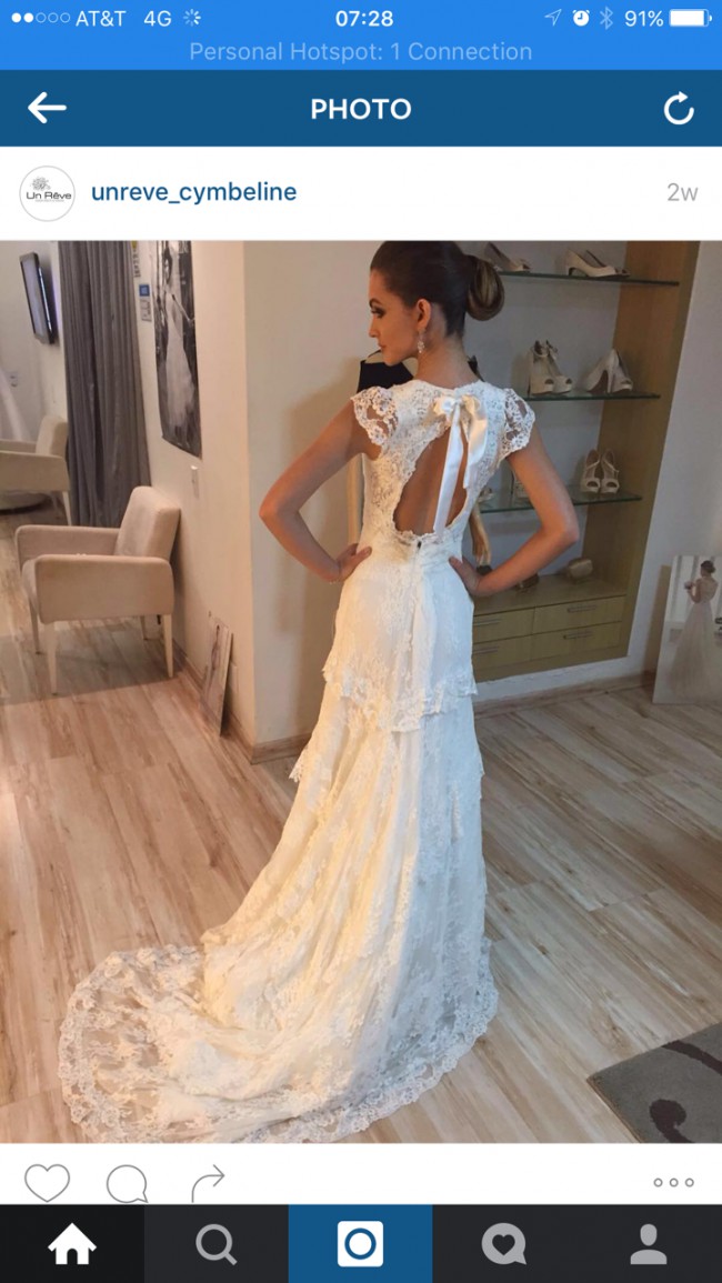 Cymbeline Indulgence New Wedding Dress on Sale 60% Off