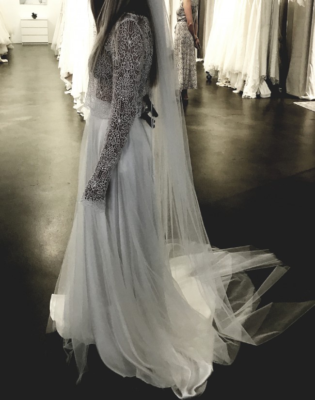 Q'nique Bridal, matisse jacket / Lucille skirt