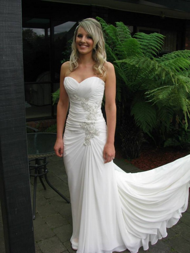 Strapless Wedding Dress on Sale 50% Off