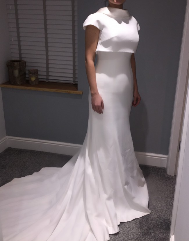 Suzanne Neville Mayfair Wedding Dress on Sale 60% Off