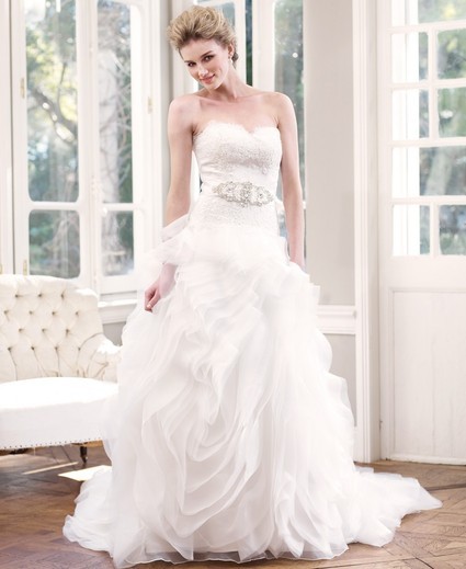 Mia Solano M1325L Wedding Dress Wedding Dress on Sale 80% Off