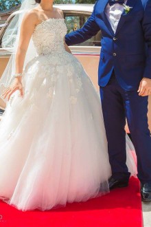  Steven  Khalil  Custom Made Wedding  Dress  on Sale 39 Off