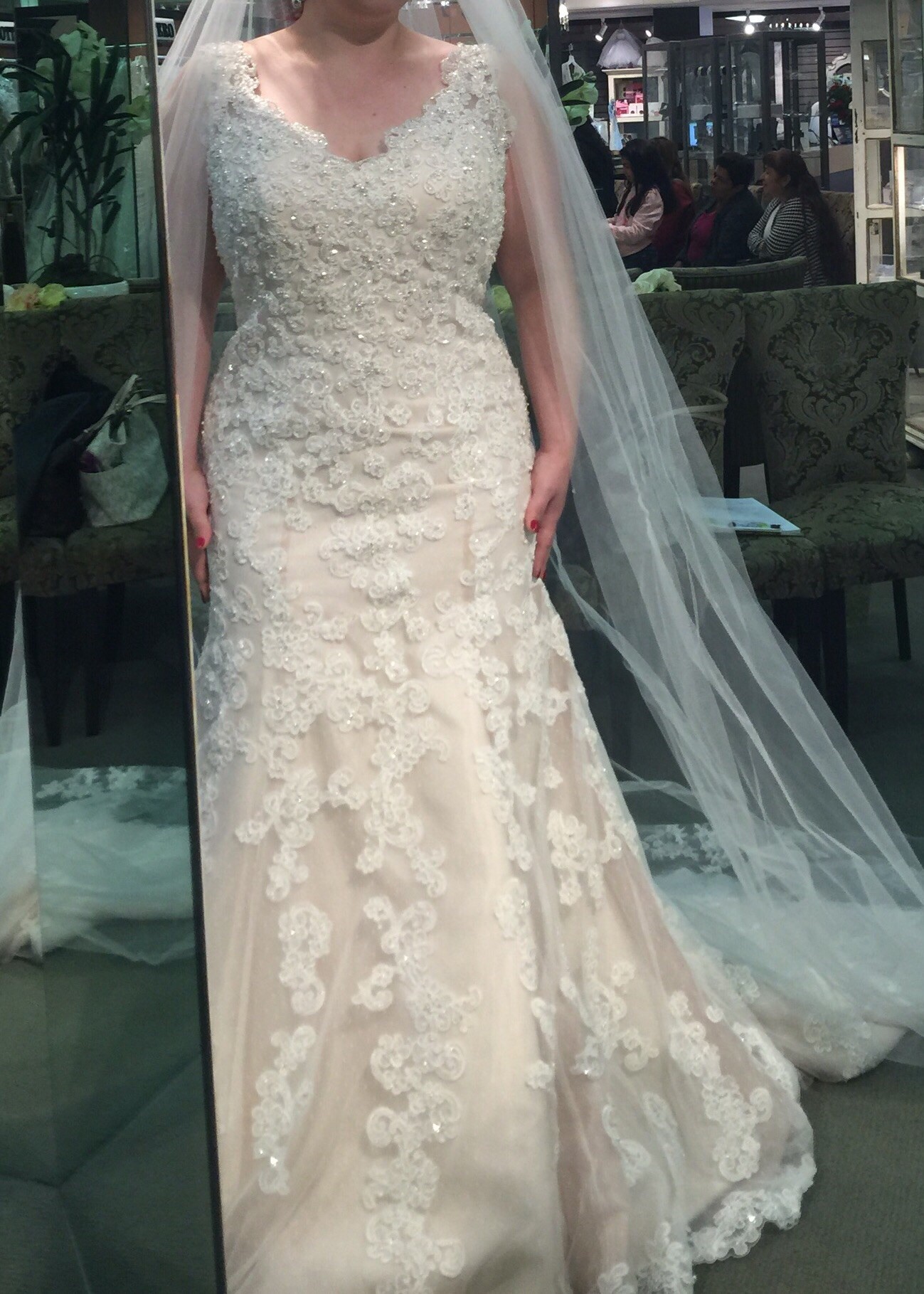 David Tutera 114271 Sybil Wedding Dress on Sale 69% Off David Tutera 114271 Sybil Wedding Dress on Sale 69% Off