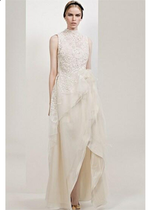 Carla Zampatti Pearl Lace La Belle Opaque Gown Wedding Dress on Sale 46 Off