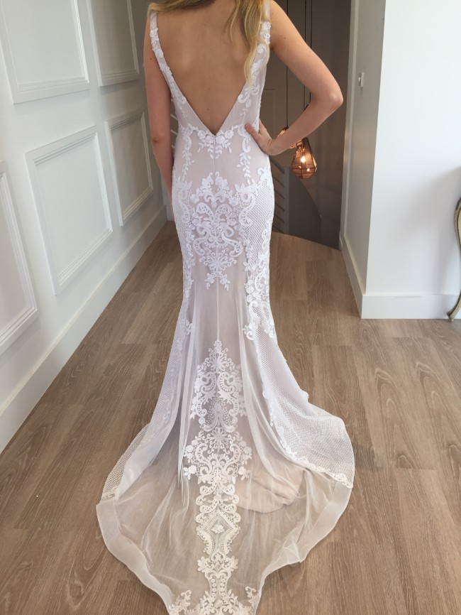 Jane Hill Rhodes Satin Gown